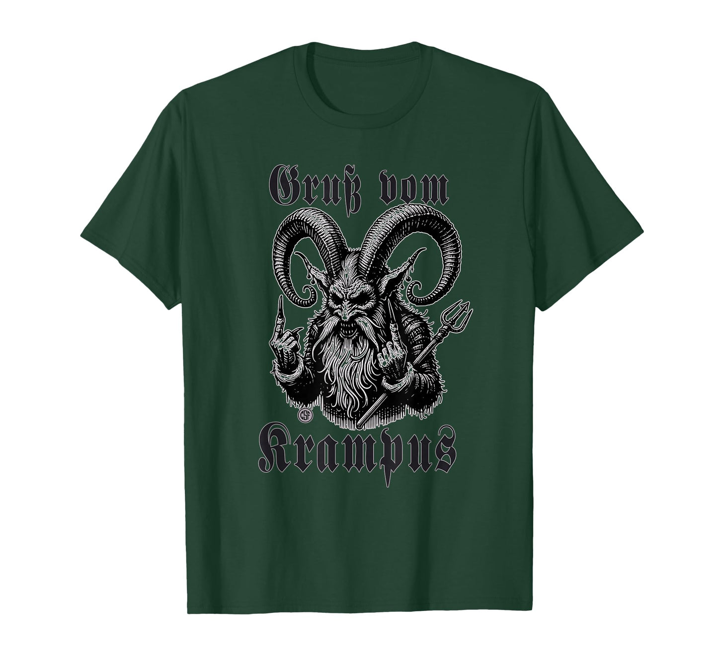 Greeting from Krampus Christmas Legend Figure T-Shirt