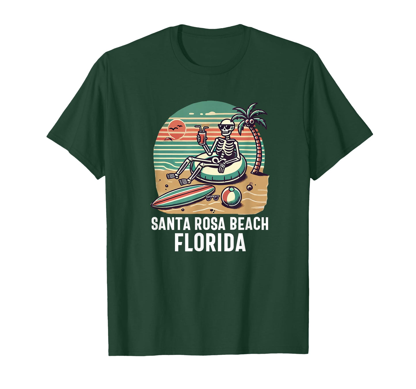 Santa Rosa Beach Florida Souvenir Walton County T-Shirt