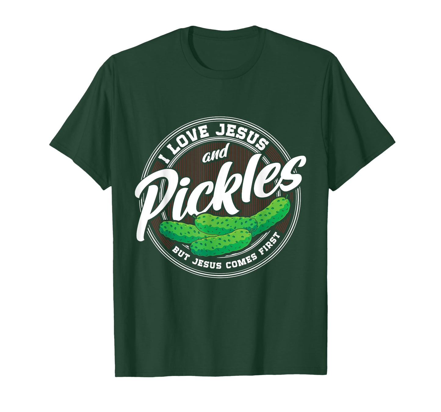 Pickles Lover Love Pickles Christian Religion Jesus Catholic T-Shirt