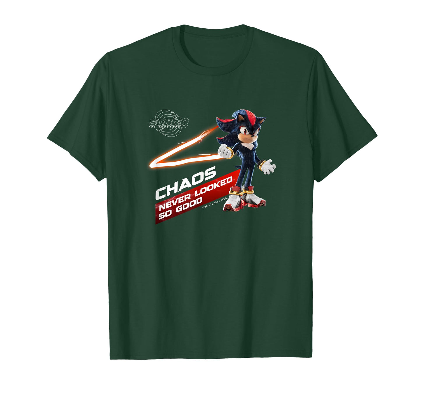 Sonic the Hedgehog 3 - Shadow "Chaos Never Looked So Good" T-Shirt