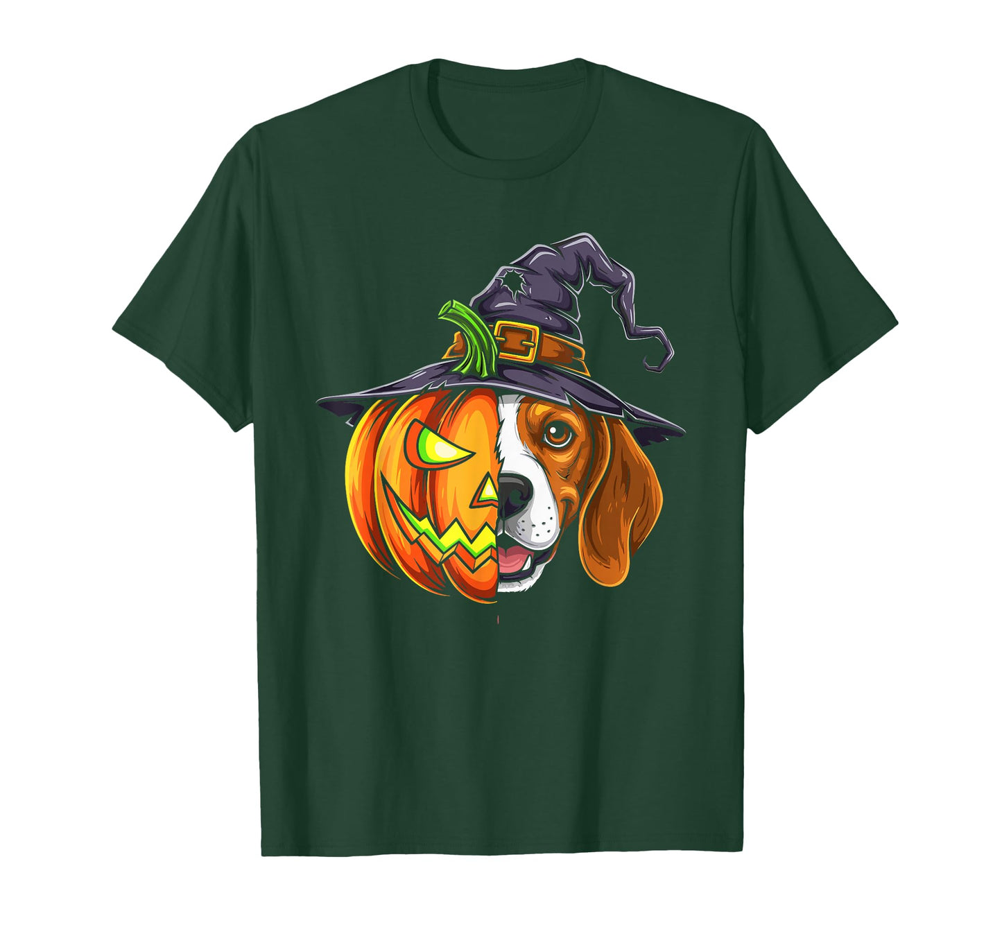 Beagle Pumpkin Jack O Lantern Halloween Kids Mens Womens T-Shirt