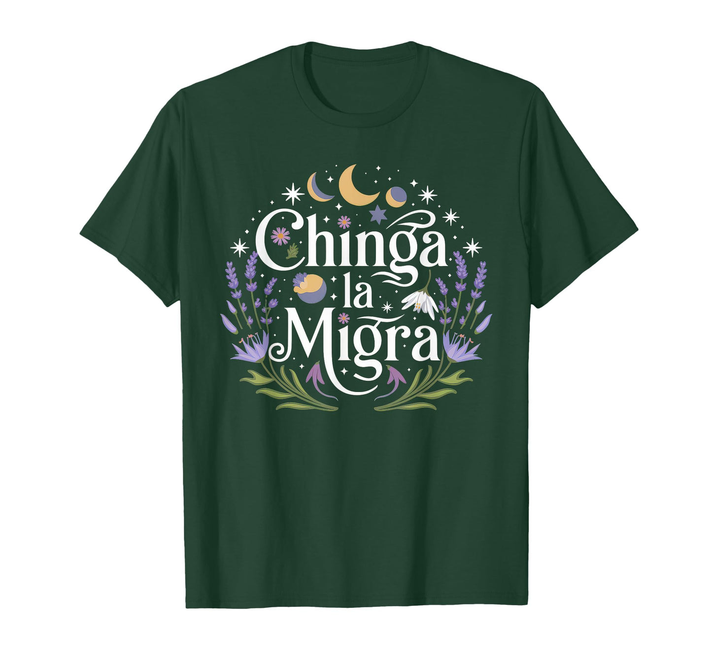 Chinga La Migra Tshirt Men Women 8645 Abolish Ice Retro T-Shirt