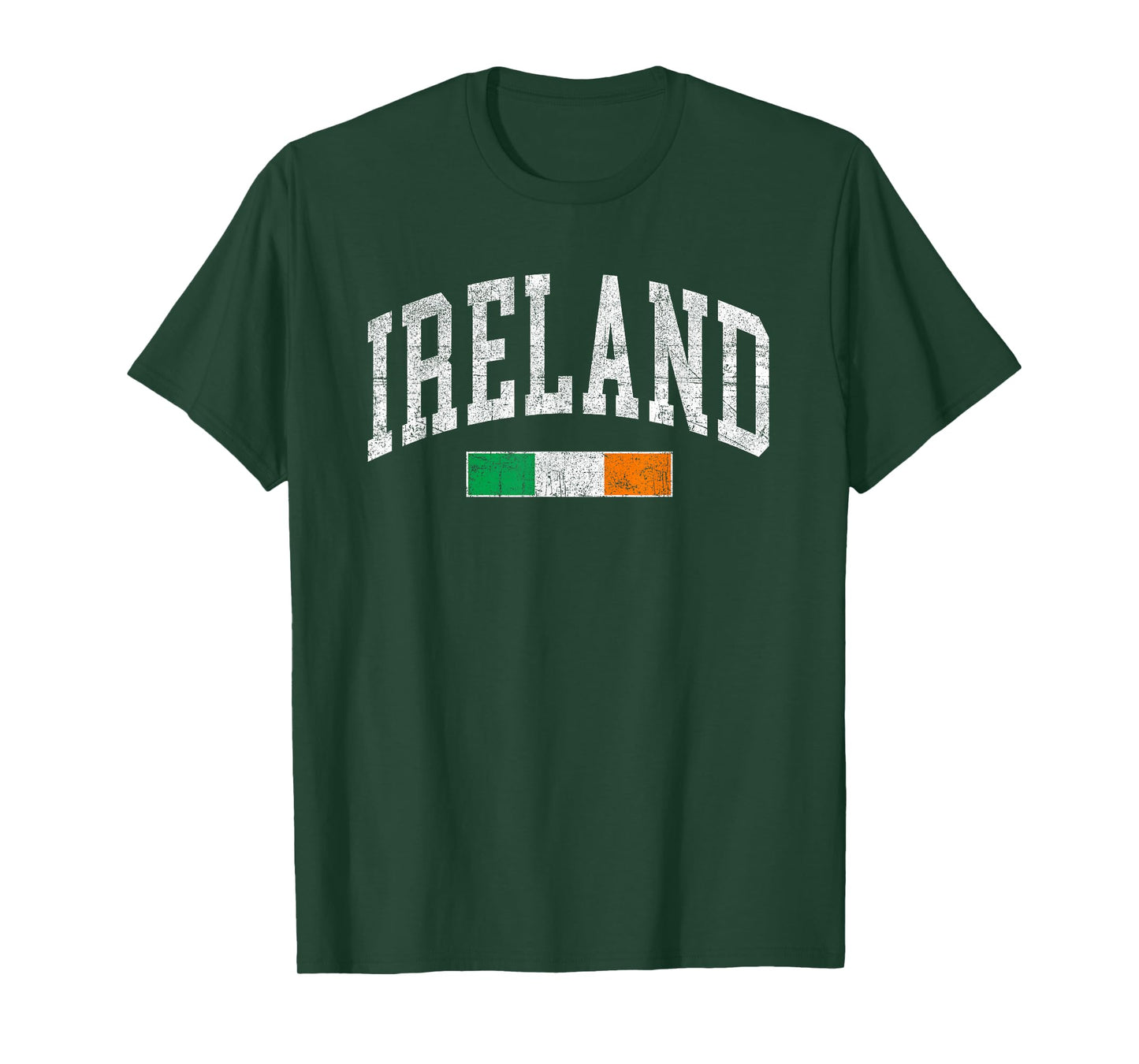 Vintage Ireland Flag Irish Retro Throwback Mens Womens Kids T-Shirt