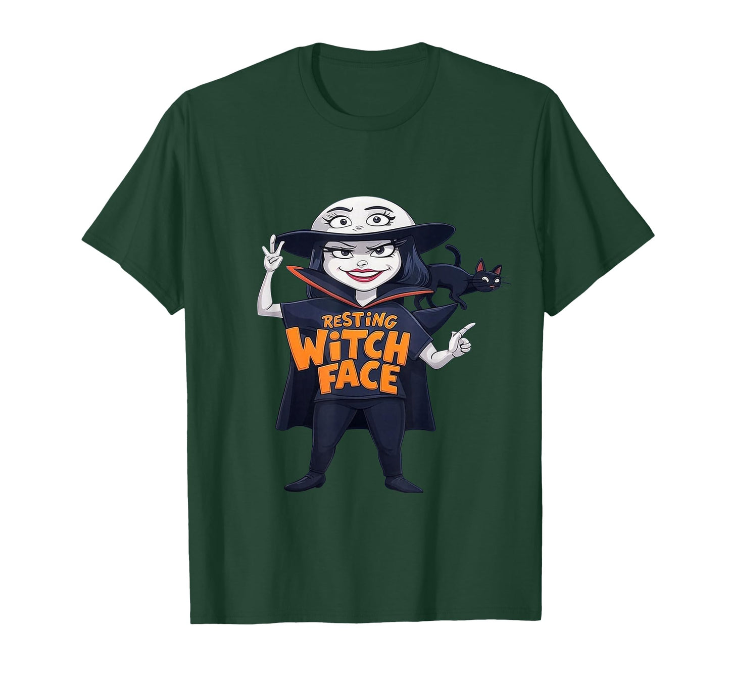 Resting Witch Face – Funny Halloween Witch for Women & Teens T-Shirt