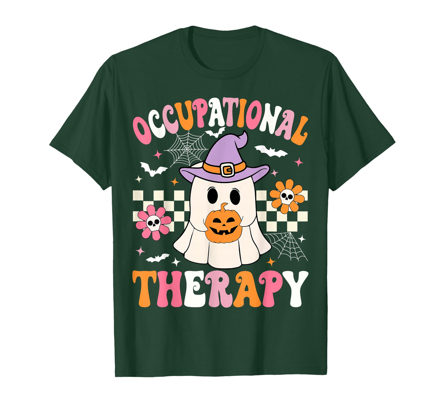 Groovy OT Halloween Occupational Therapy Halloween OT Ghost T-Shirt