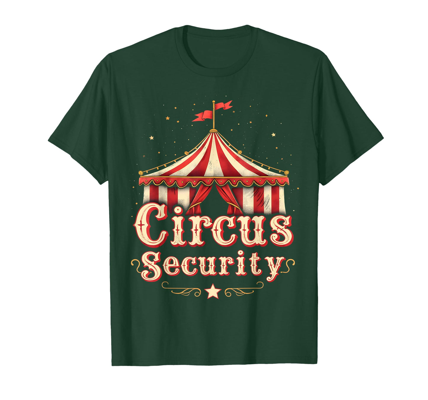 Circus Security Retro Carnival Tent T-Shirt