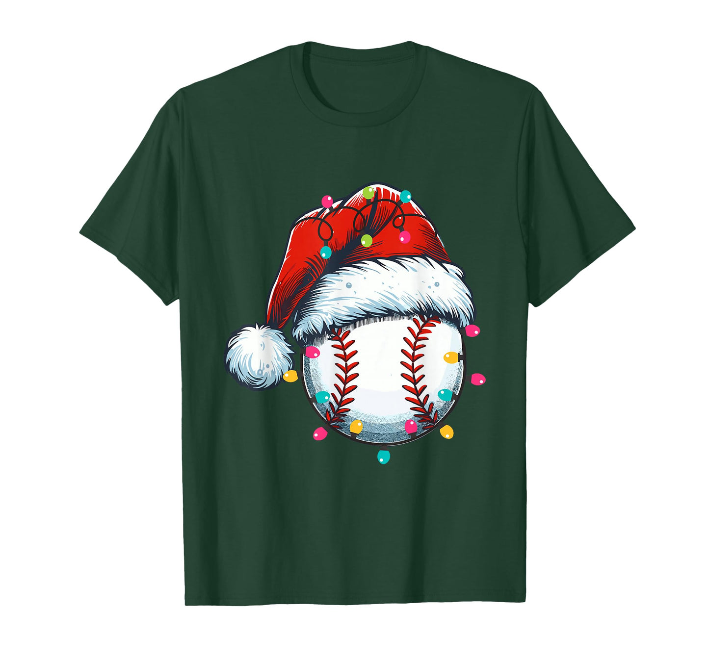 Christmas Baseball Lover Sports Player Funny Xmas Outfit T-Shirt