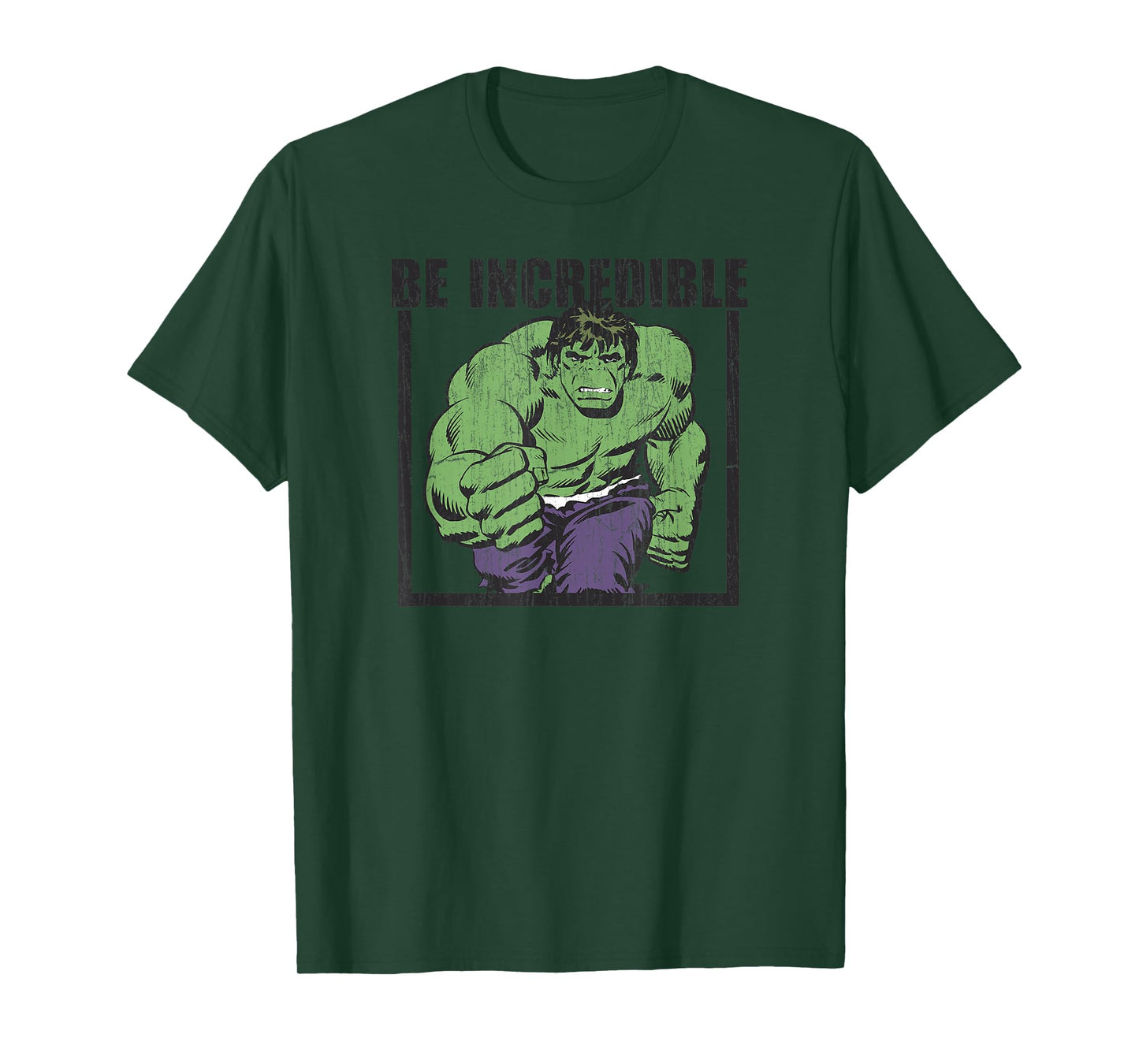 Marvel Comics Retro Classic Vintage Hulk Be Incredible T-Shirt