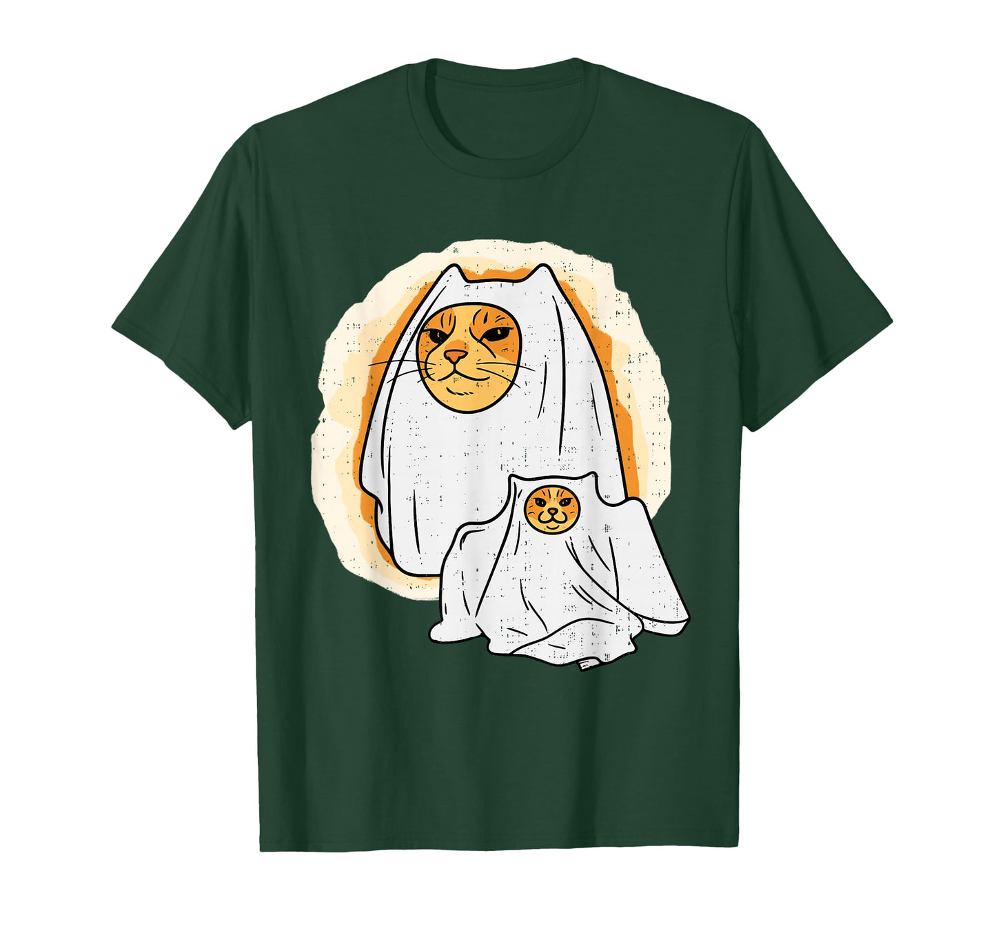 Funny Cat Ghost Kitty Kitten Meme Halloween Animal Pet Lover T-Shirt