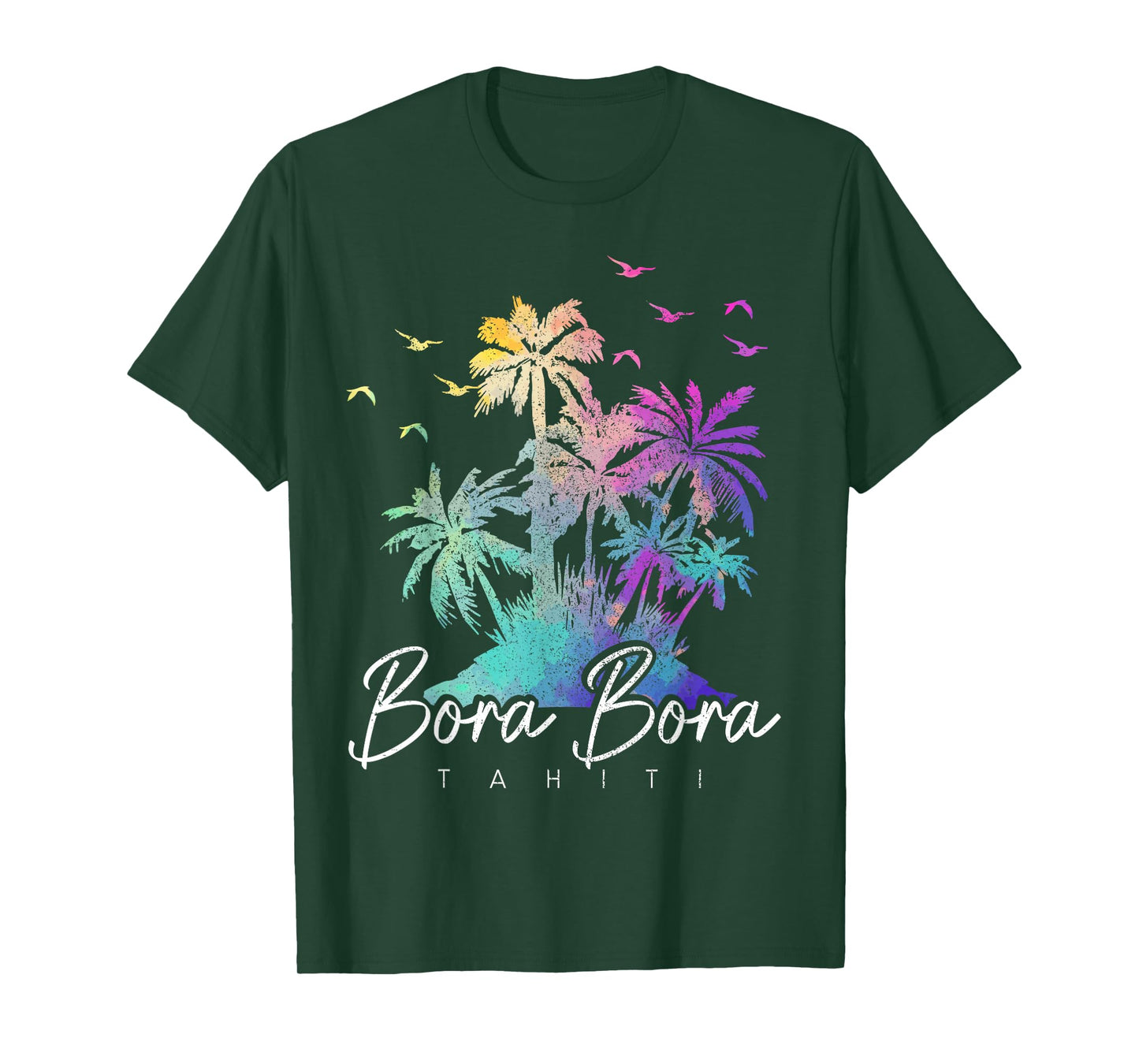 Bora Bora Tahiti Beach Vacation Vintage Souvenir T-Shirt