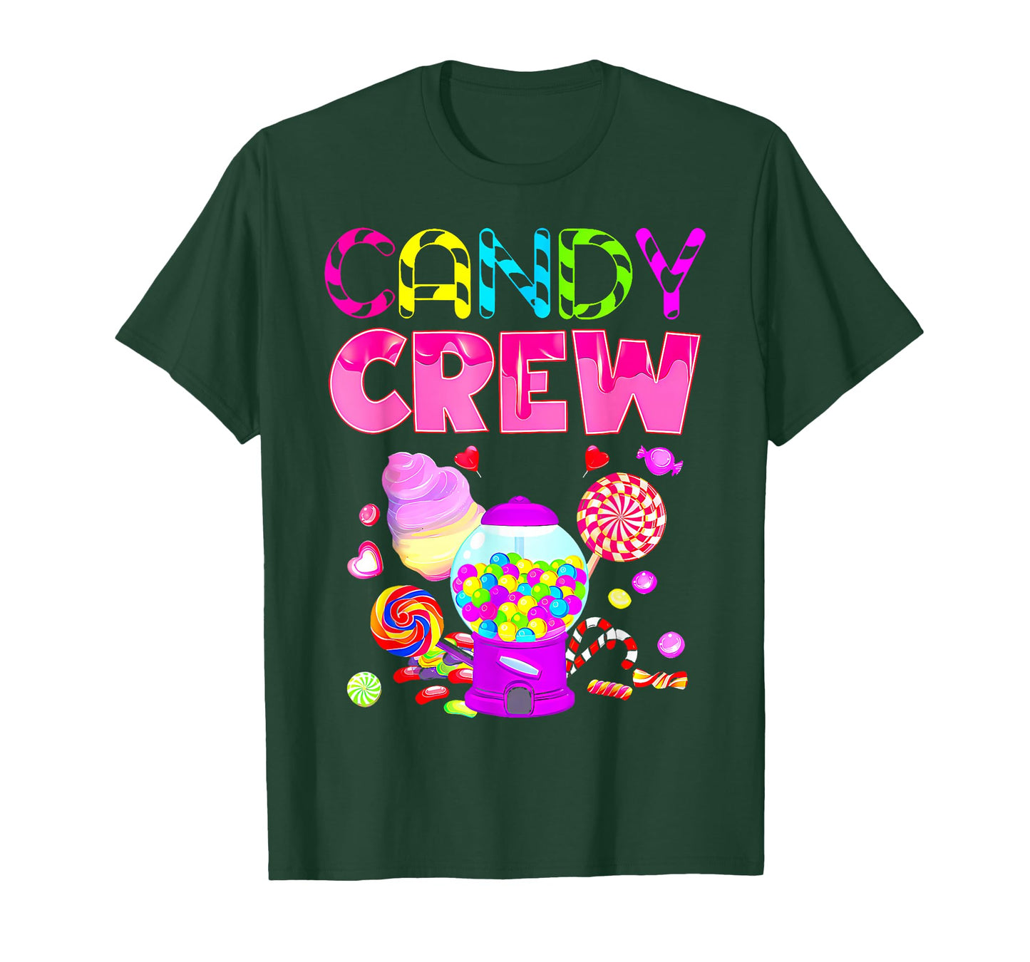 Candy Crew Candy Costume Women Candy Land Kids Sweetie T-Shirt