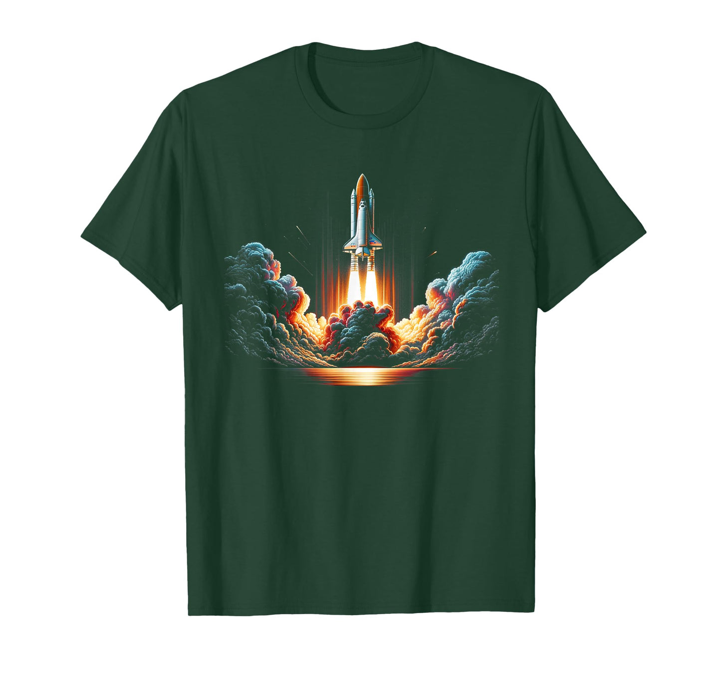 Vintage Space Shuttle Launch, Kennedy Space Centre T-Shirt