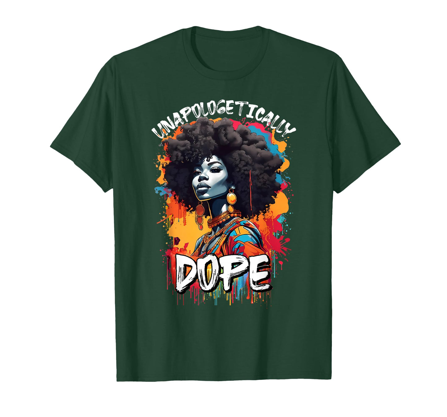 Black Women Unapologetically Dope Juneteenth African Women T-Shirt