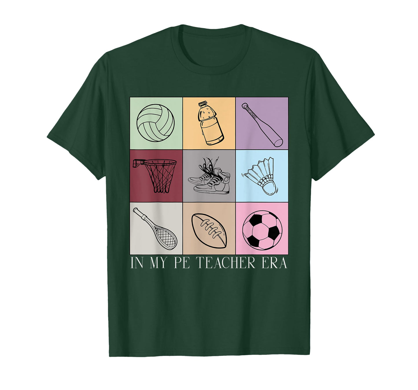 In My Physical Education Teacher Era PE Teacher Women Men T-Shirt