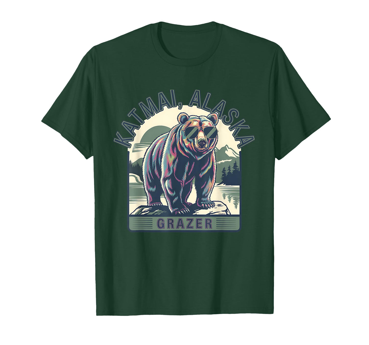Katmai Alaska Grazer Vintage Fat Bear Week 2025 T-Shirt