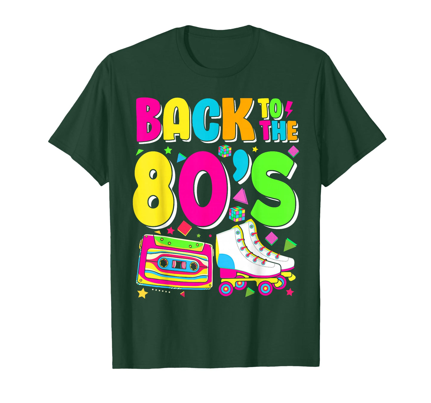 Back To 80's 1980s Outfit Costume Eighties Retro Party T-Shirt