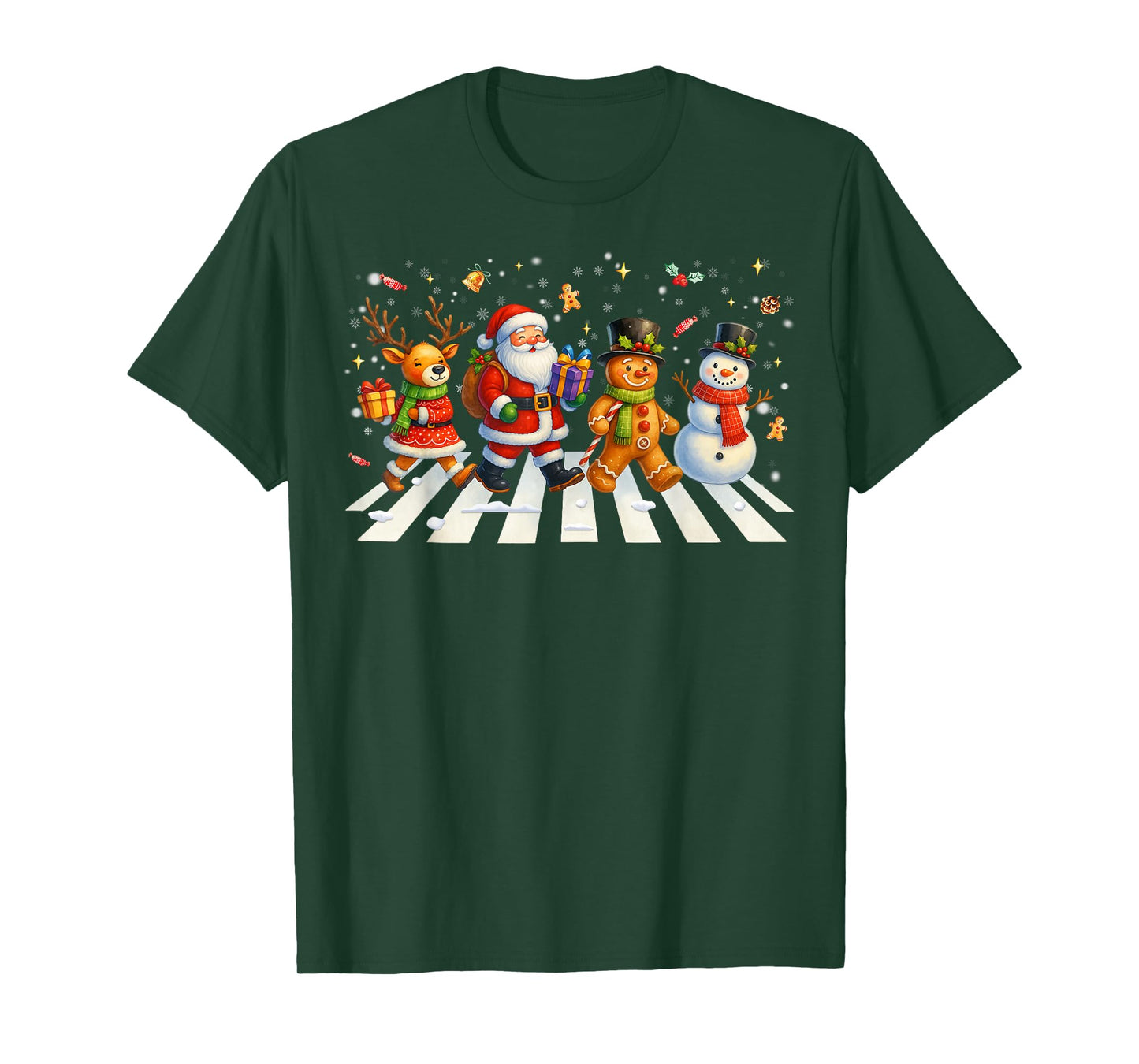 Funny Christmas Squad Santa Gingerbread Xmas Men Women Kid T-Shirt