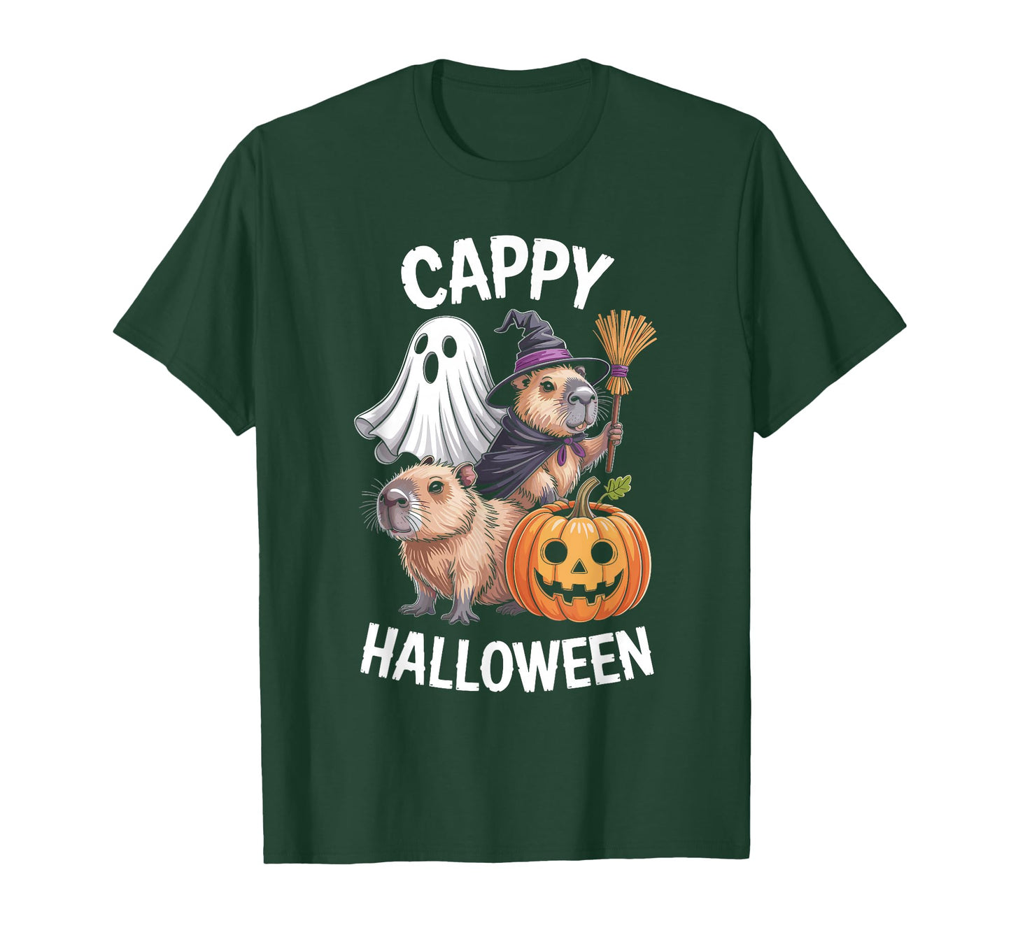 Cappy Halloween Funny Capybara T-Shirt