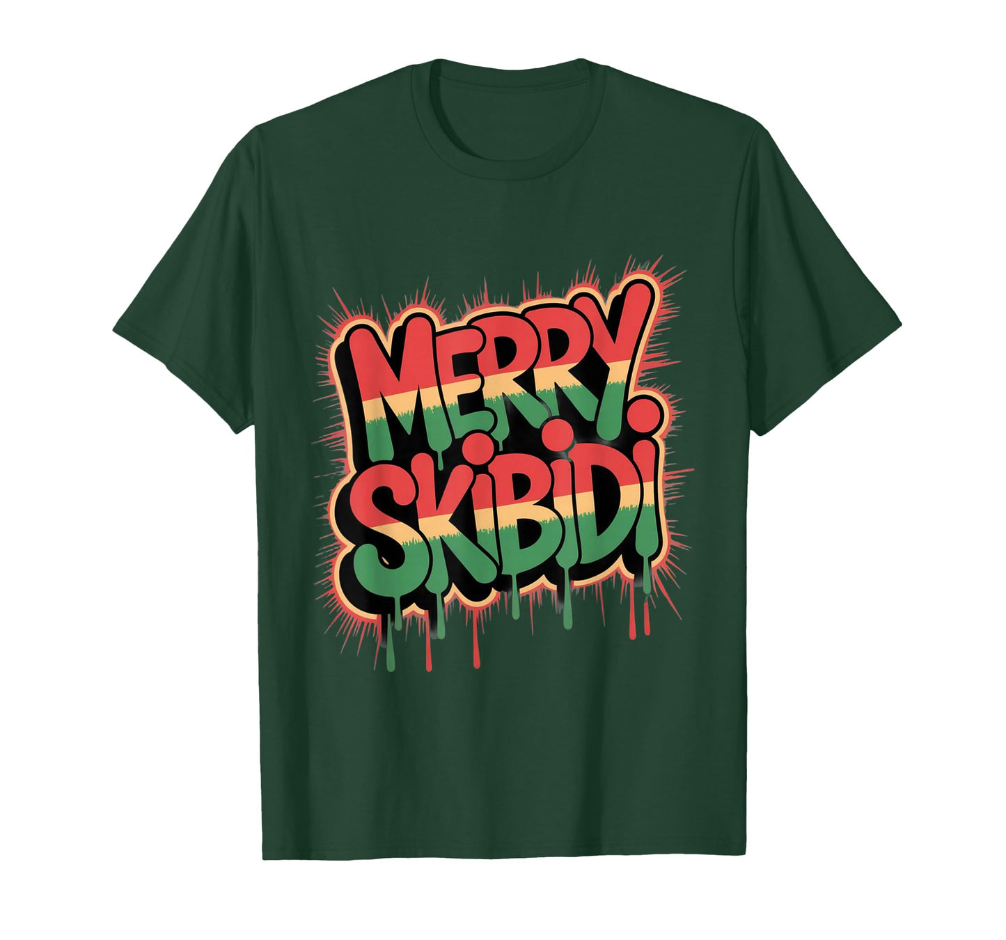 Funny Gen Alpha Gen Z Slang Funny Christmas Sweater T-Shirt