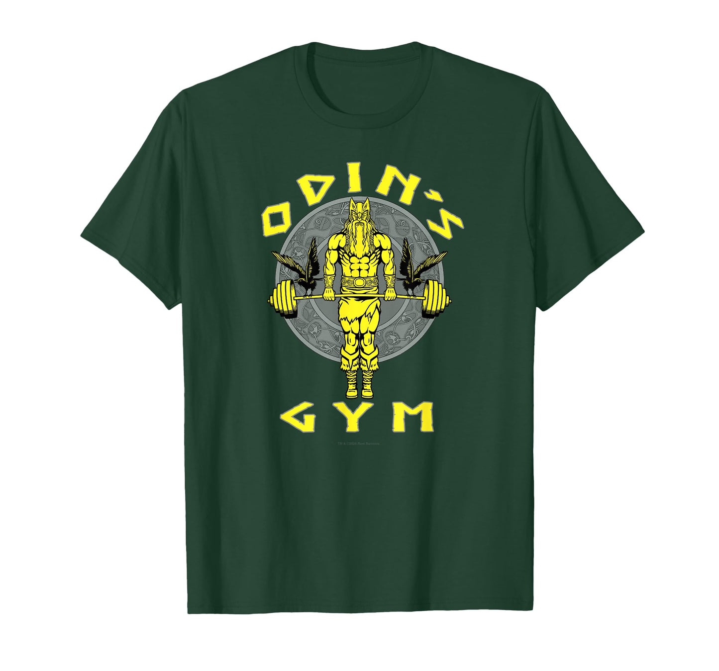 Odin's Gym Fitness Workout Training Weightlifting T-Shirt