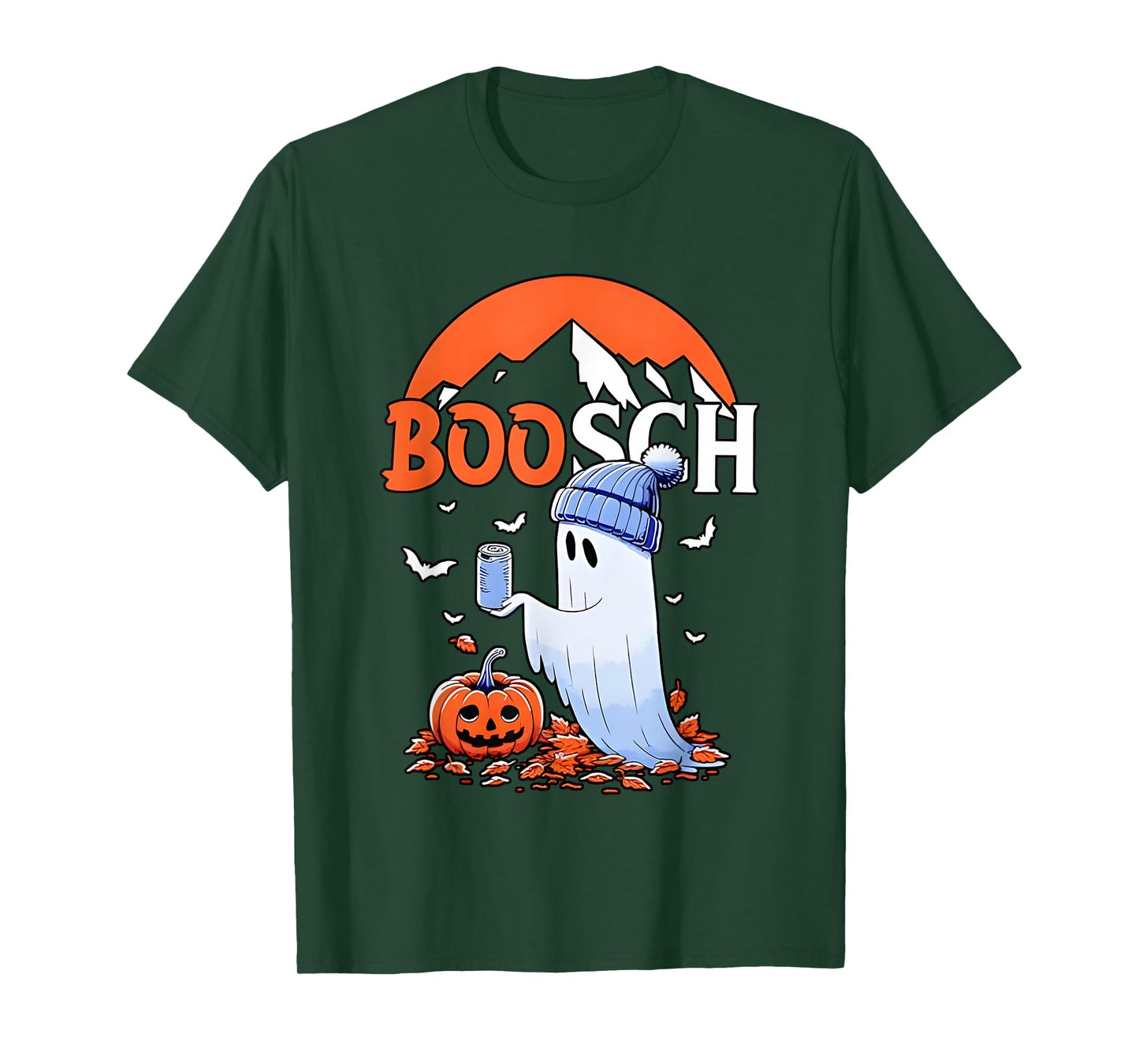 Ghost Boosch Beer Halloween T-Shirt