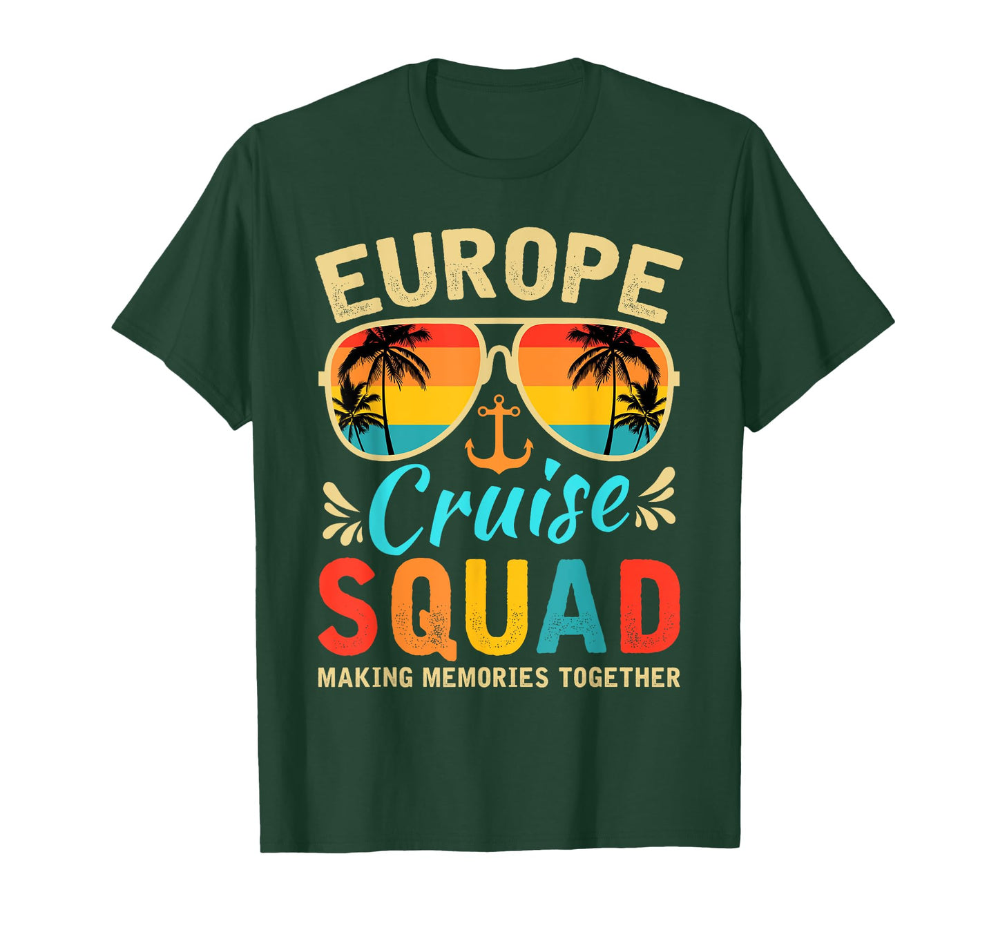 Europe Cruise Squad 2025 European Matching Family Group T-Shirt
