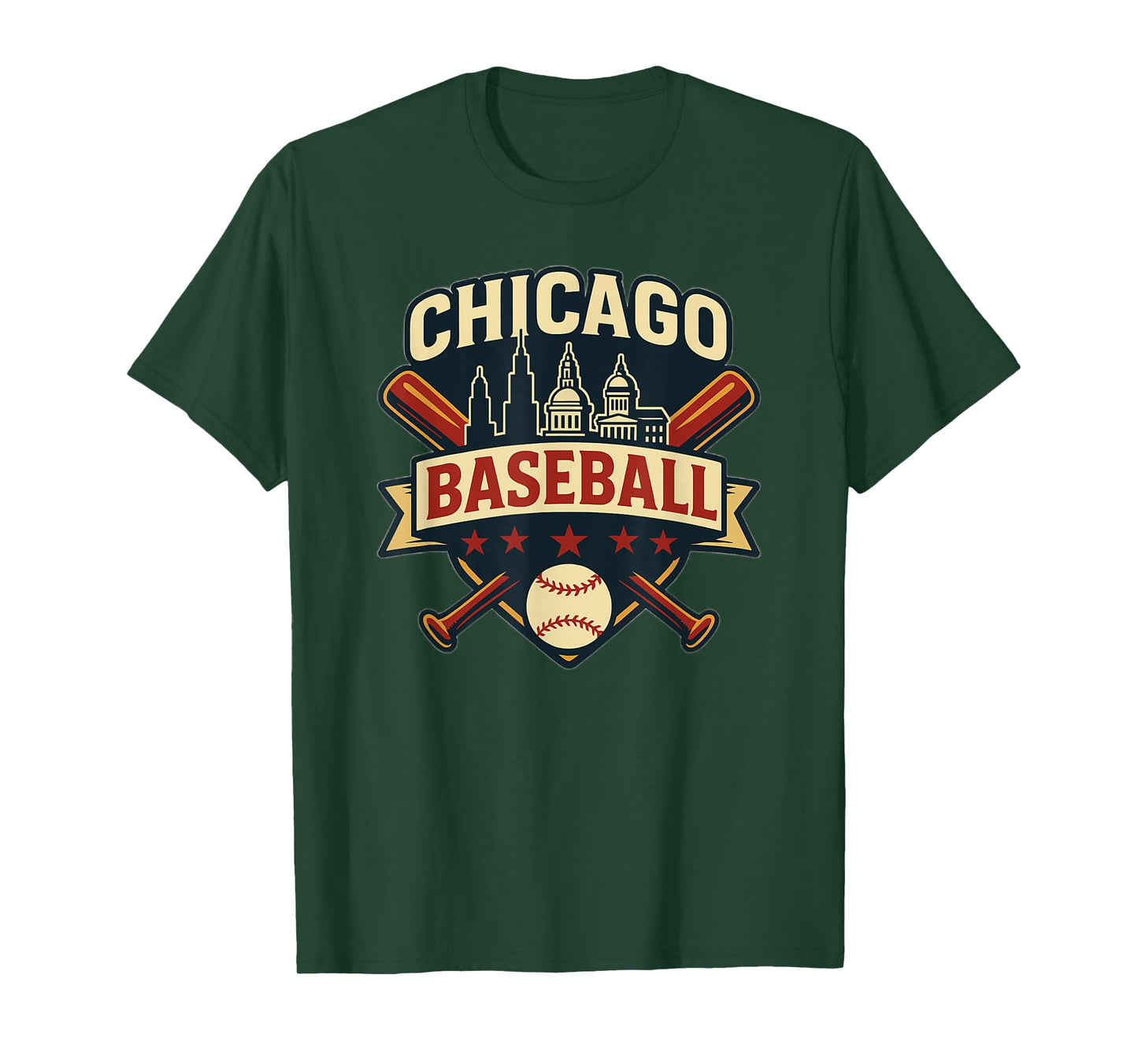 Vintage Chicago Baseball Tee , Chicago Baseball T-Shirt