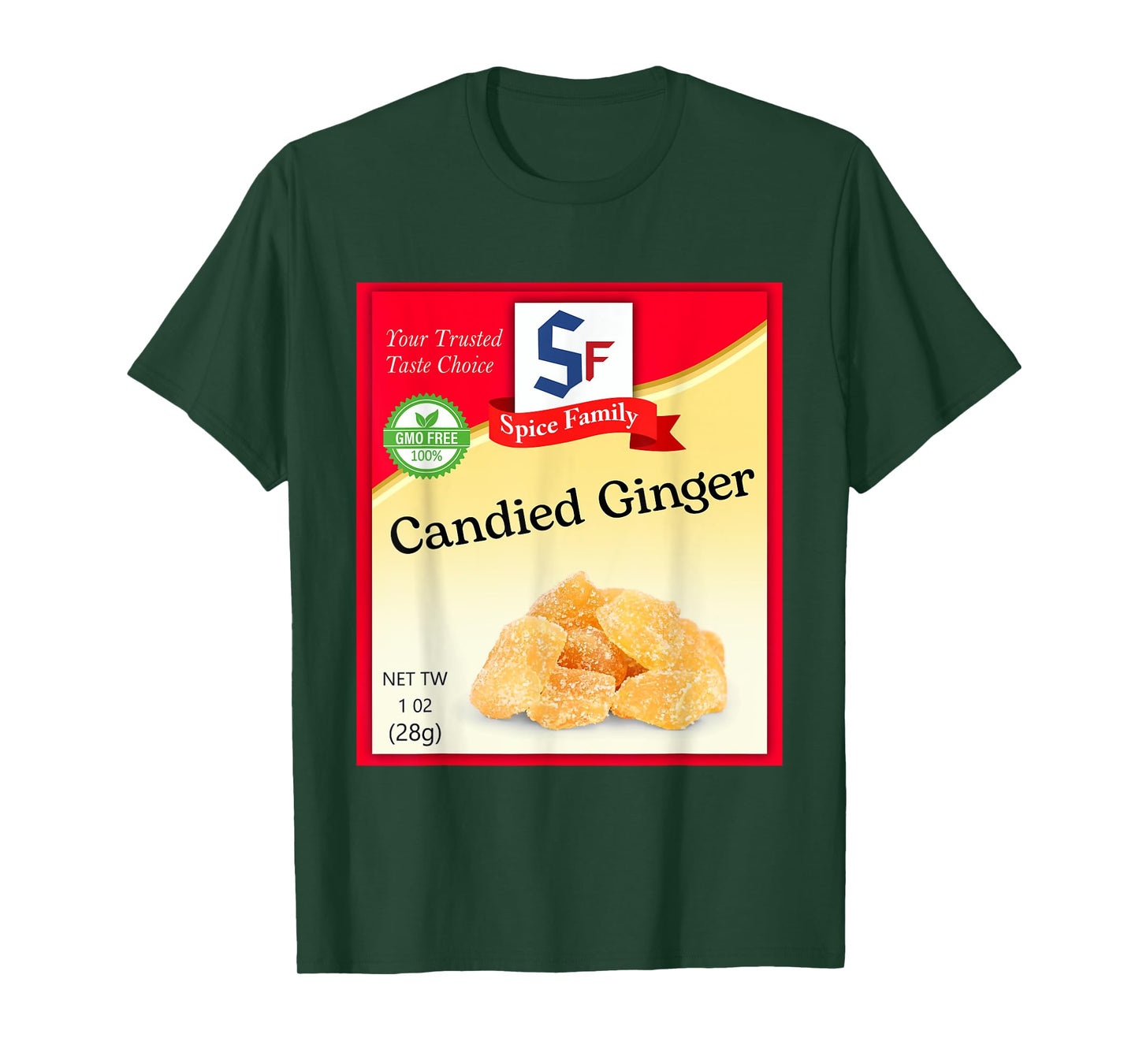 Candied Ginger Condiment Costume Holiday Spice Costumes T-Shirt
