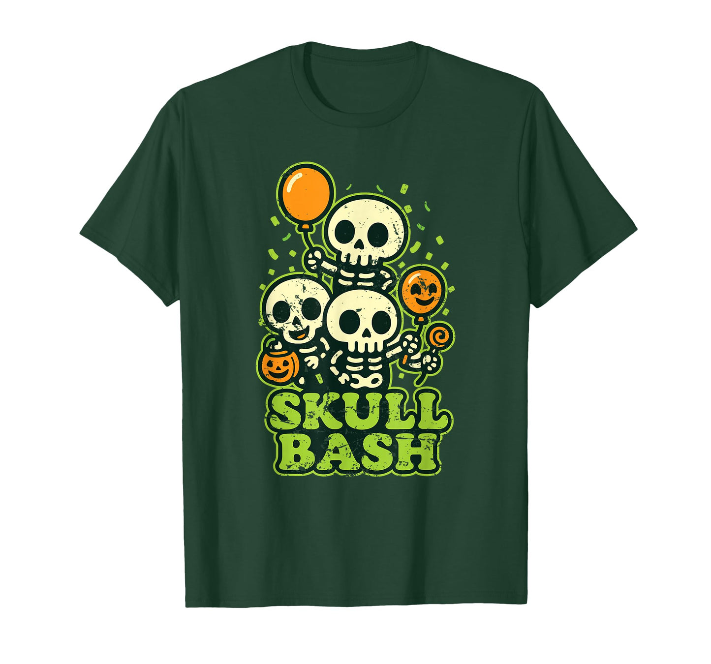 Skull Bash Skeleton Party T-Shirt
