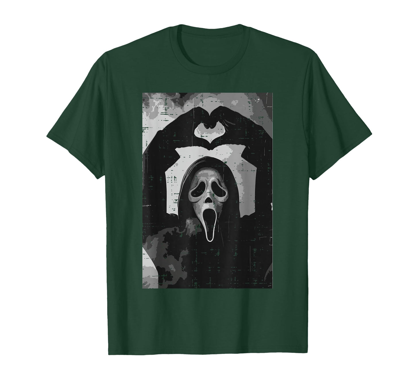 Halloween Scary Face Funny Horror Poster Men Women Kids T-Shirt