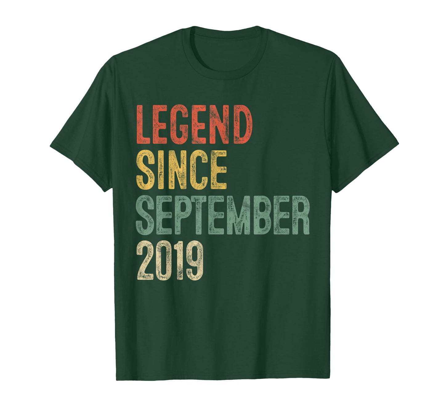 Legend 2019 6th Birthday Gifts for Boy Girl 6 Year Old T-Shirt