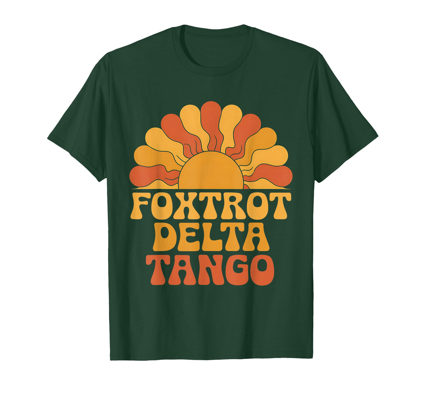 Foxtrots Delta Tangos Retro Vintage Boho T-Shirt