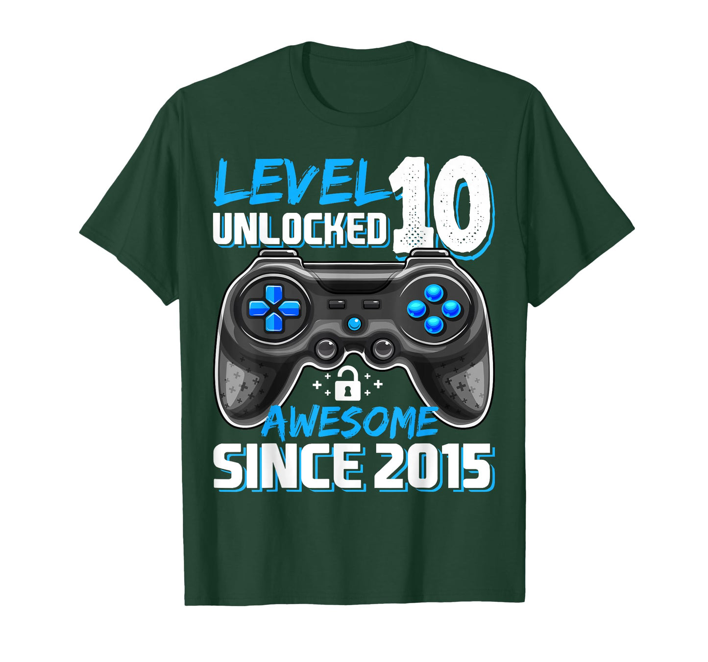 10th Birthday Boy Level 10 Gamer 10 Year Video Game Party T-Shirt