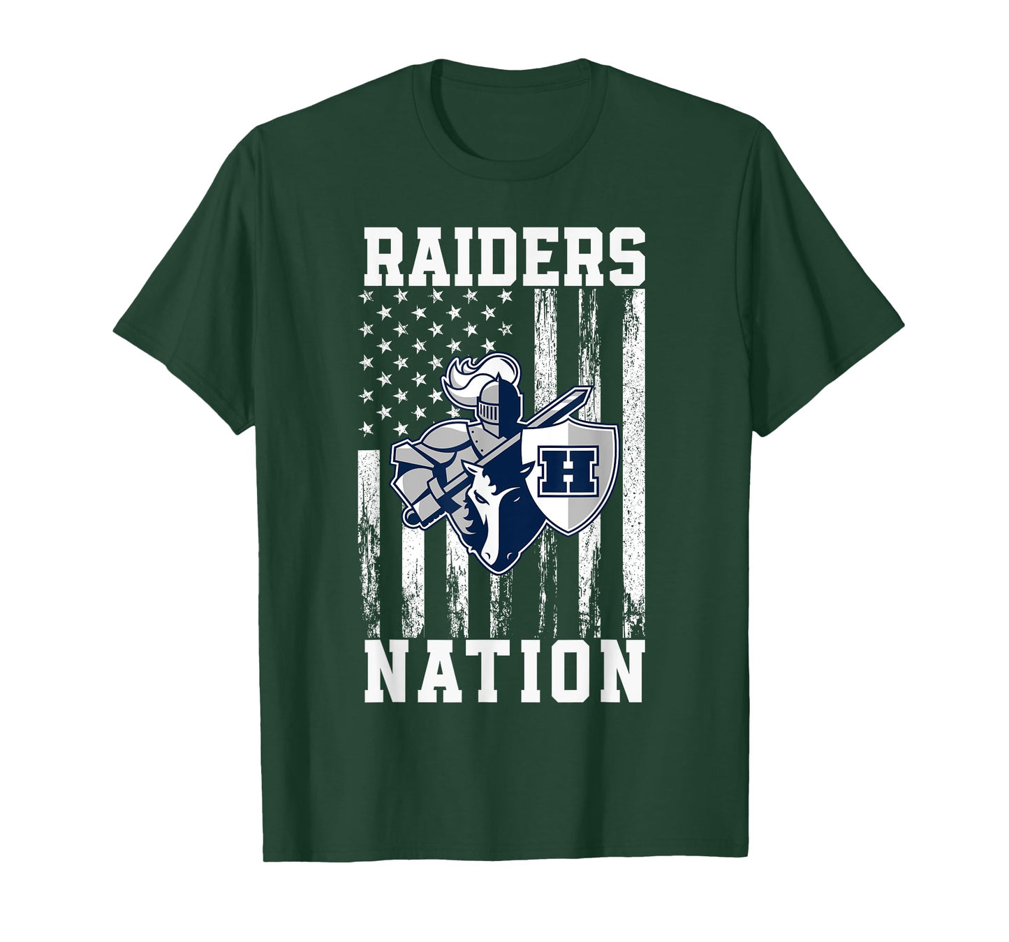 Hudson Raiders Logo Nation HS T-Shirt