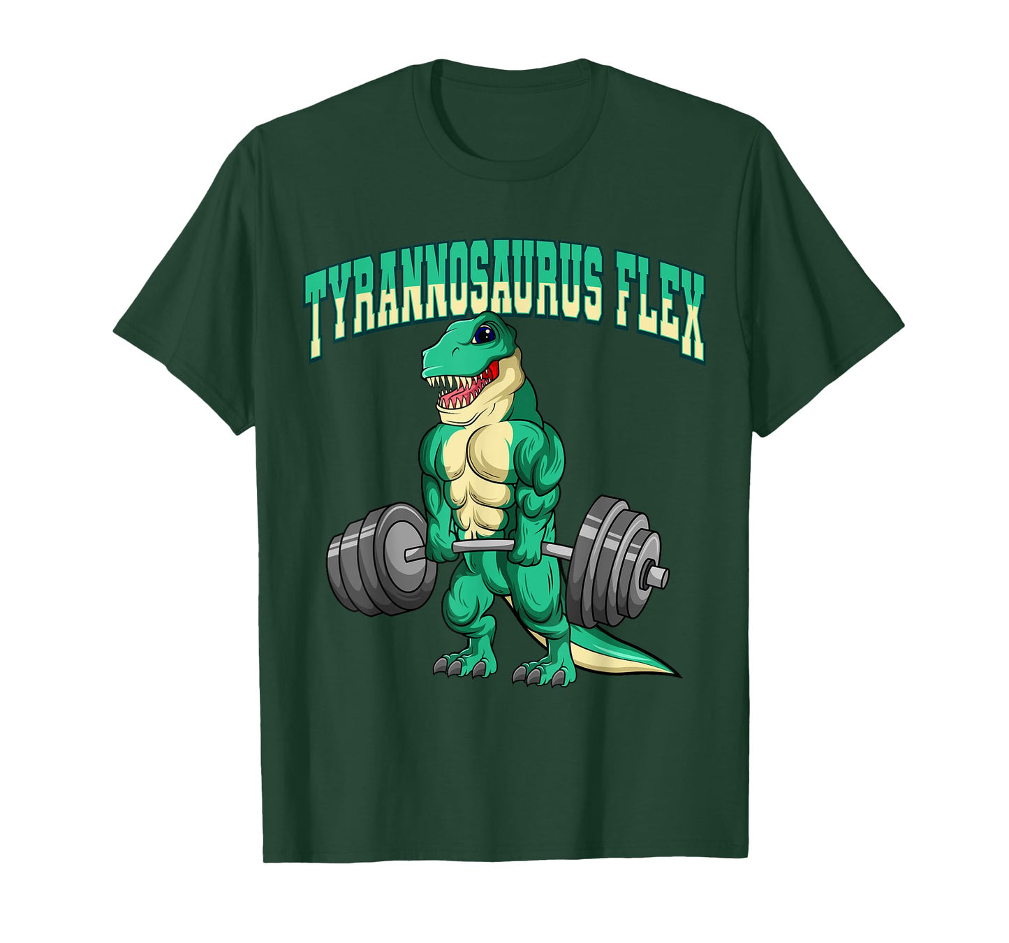 Bodybuilding Fitness Tyrannosaurus Flex Dinosaur Dino T-Rex T-Shirt