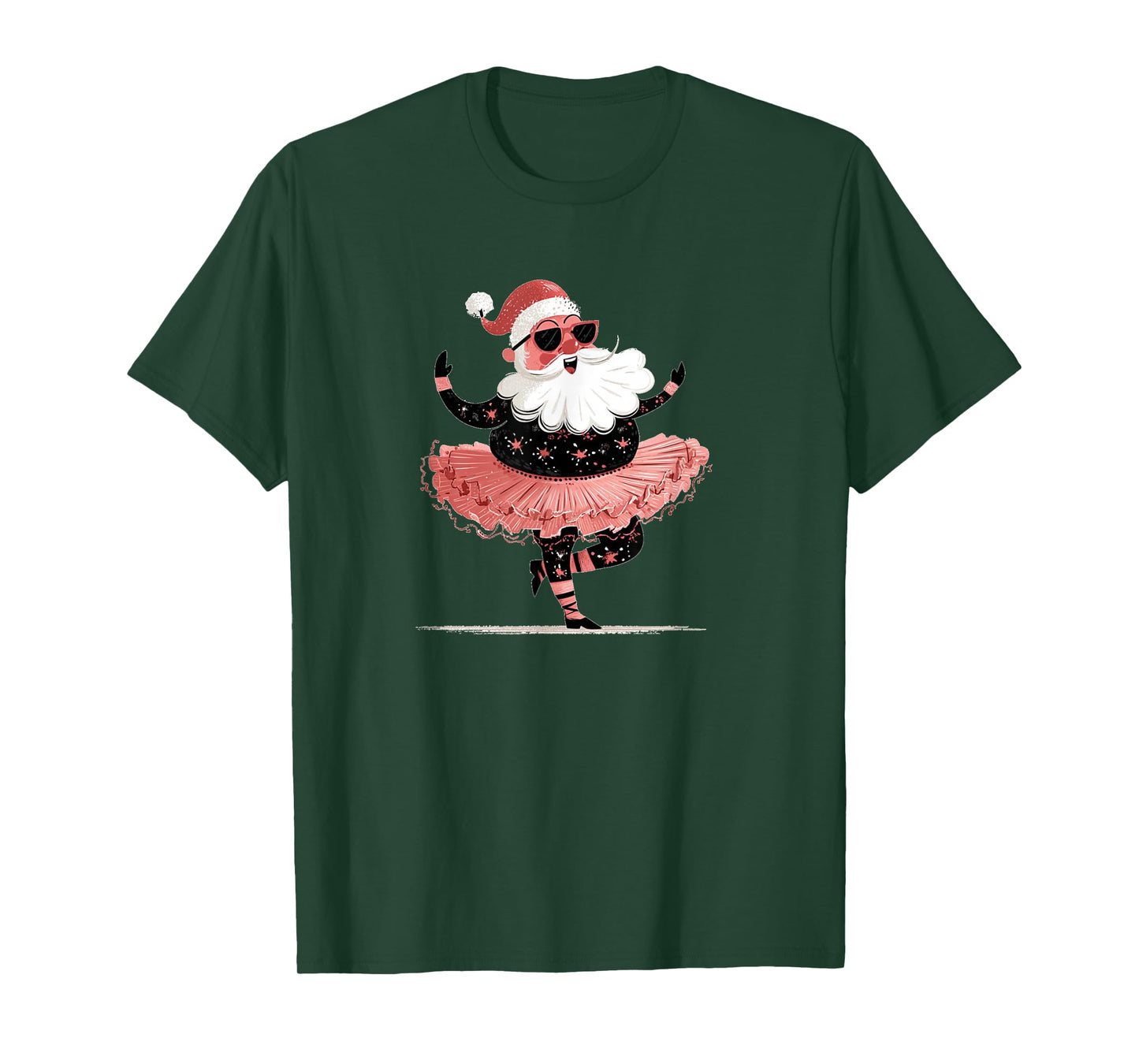 Gothic Santa Ballerina Look T-Shirt