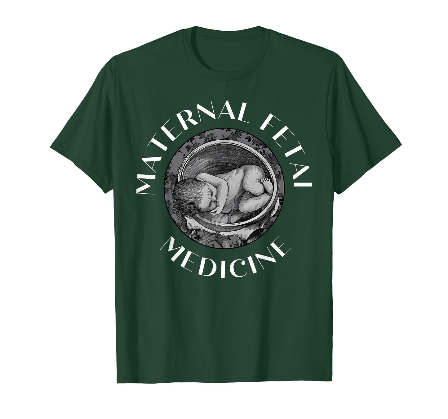 Vintage Anatomy Maternal Fetal Medicine MFM Nurse OBGYN T-Shirt