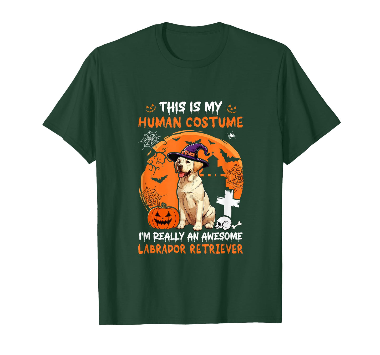 Human Costume Proud Awesome Labrador Retriever Halloween T-Shirt