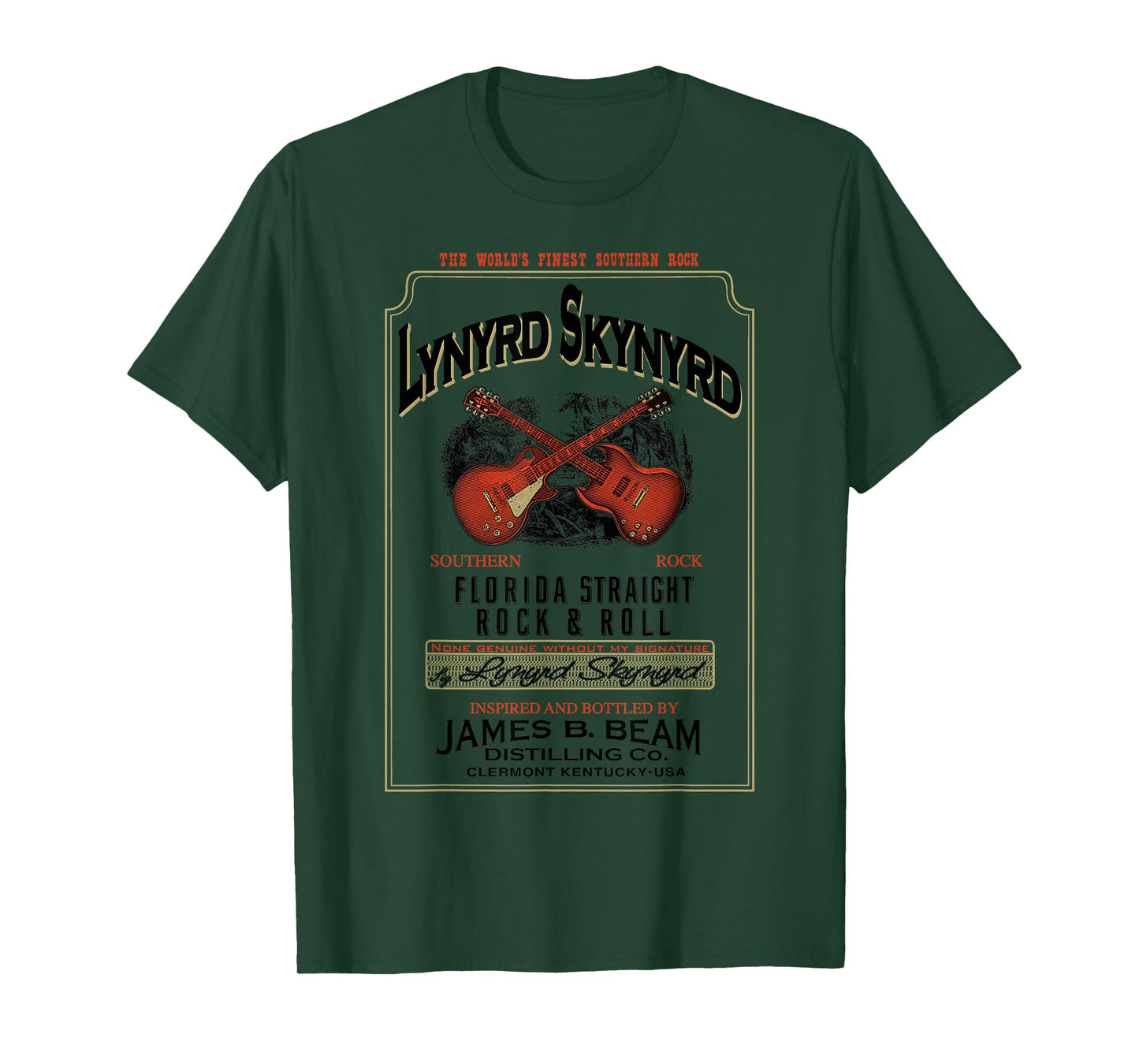 Lynyrd Skynyrd Whiskey Southern Florida Rock & Roll Vintage T-Shirt