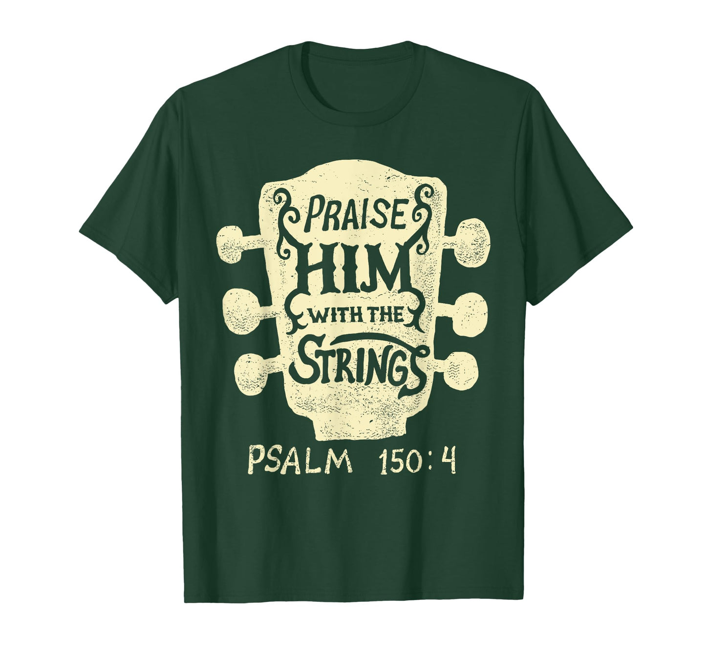 Guitarists Praise Him With The Strings Acoustic Guitar Music T-Shirt