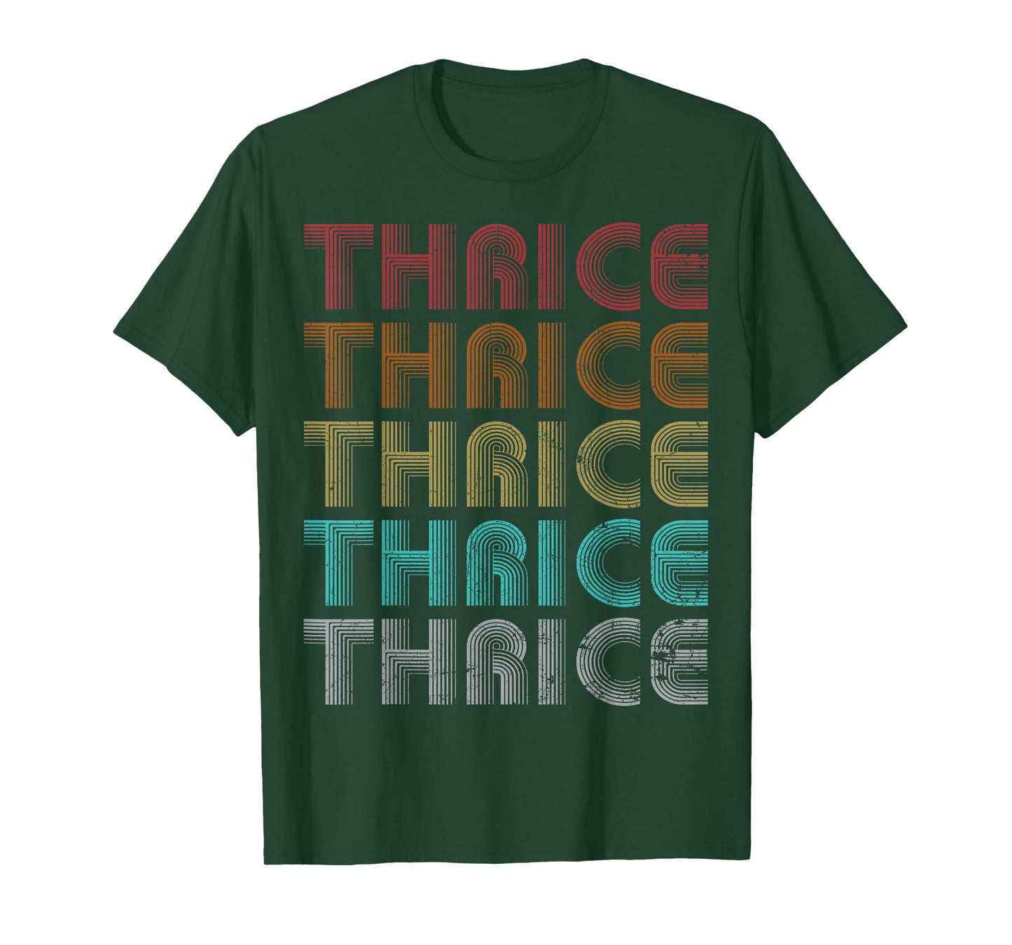 Thrice Family Name I Love Thrice Personalized Vintage T-Shirt