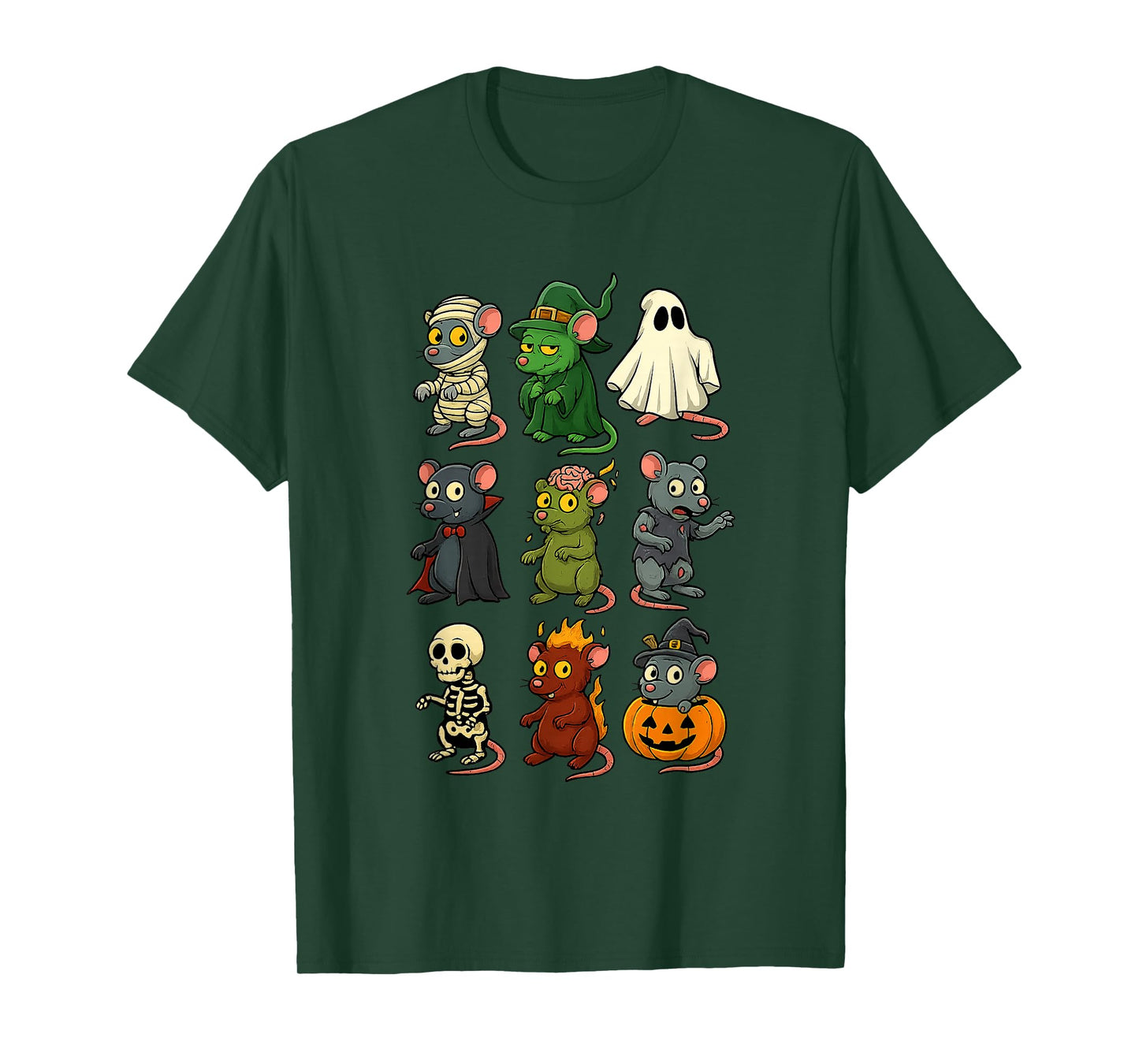 Rat Spooky Witch Boo Zombie Halloween Boys & Girls T-Shirt