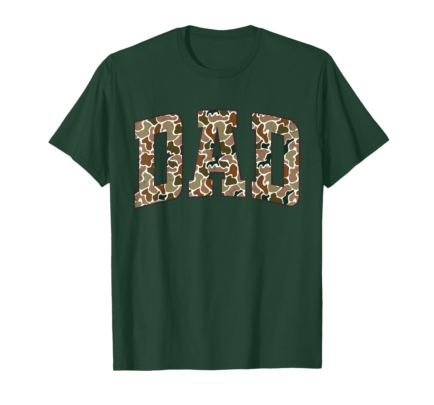 Retro Camo Duck Hunting Dad Old Camo Dad Father's Day Gift T-Shirt