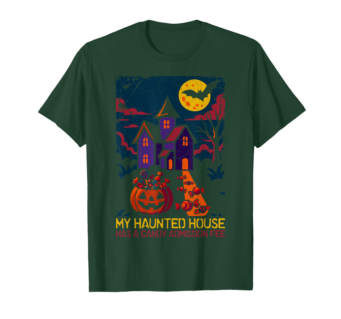 My Haunted House Halloween Spooky Haunted Season Celebration T-Shirt