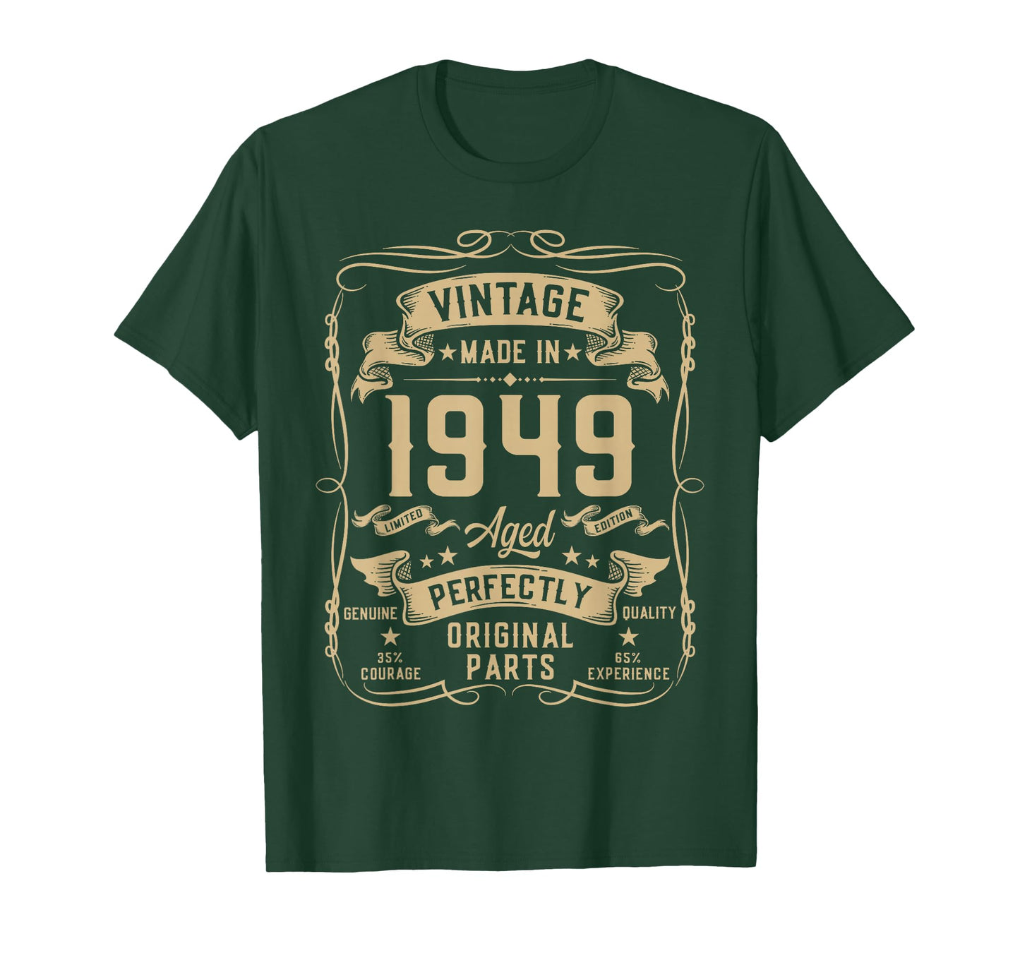 Vintage 1949 76yr 76th Birthday Gifts for Men 76 Years Old T-Shirt