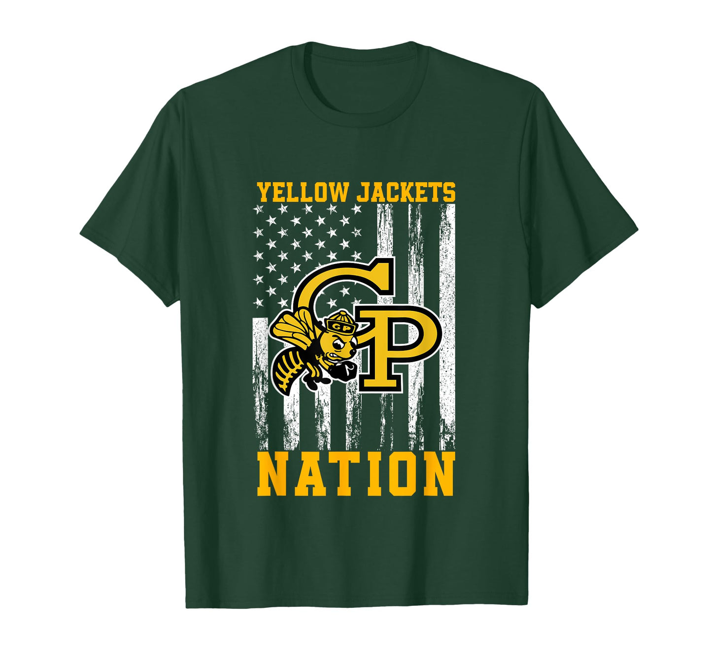 Galena Park Yellow Jackets Logo Nation HS T-Shirt