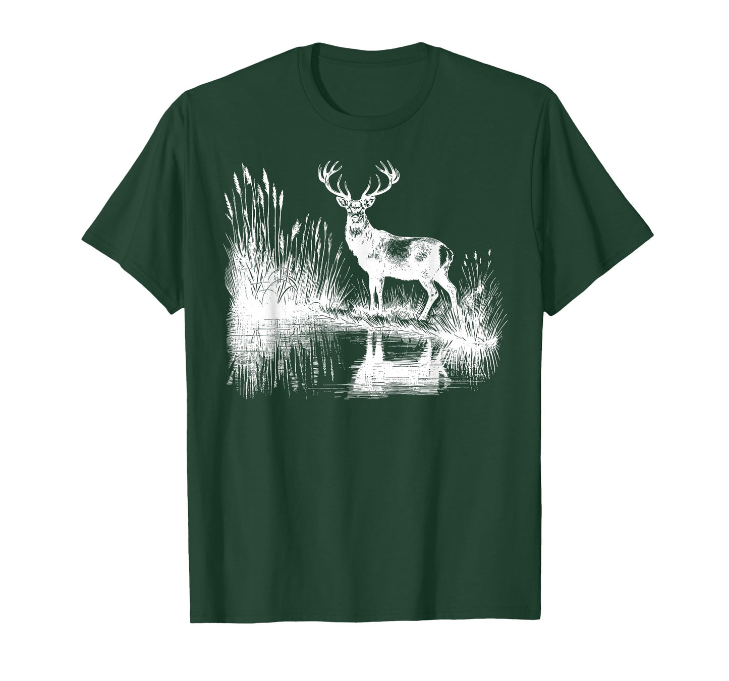 Retro Deer Forest Vintage 90s Hunting Dear Hunting Hunter T-Shirt