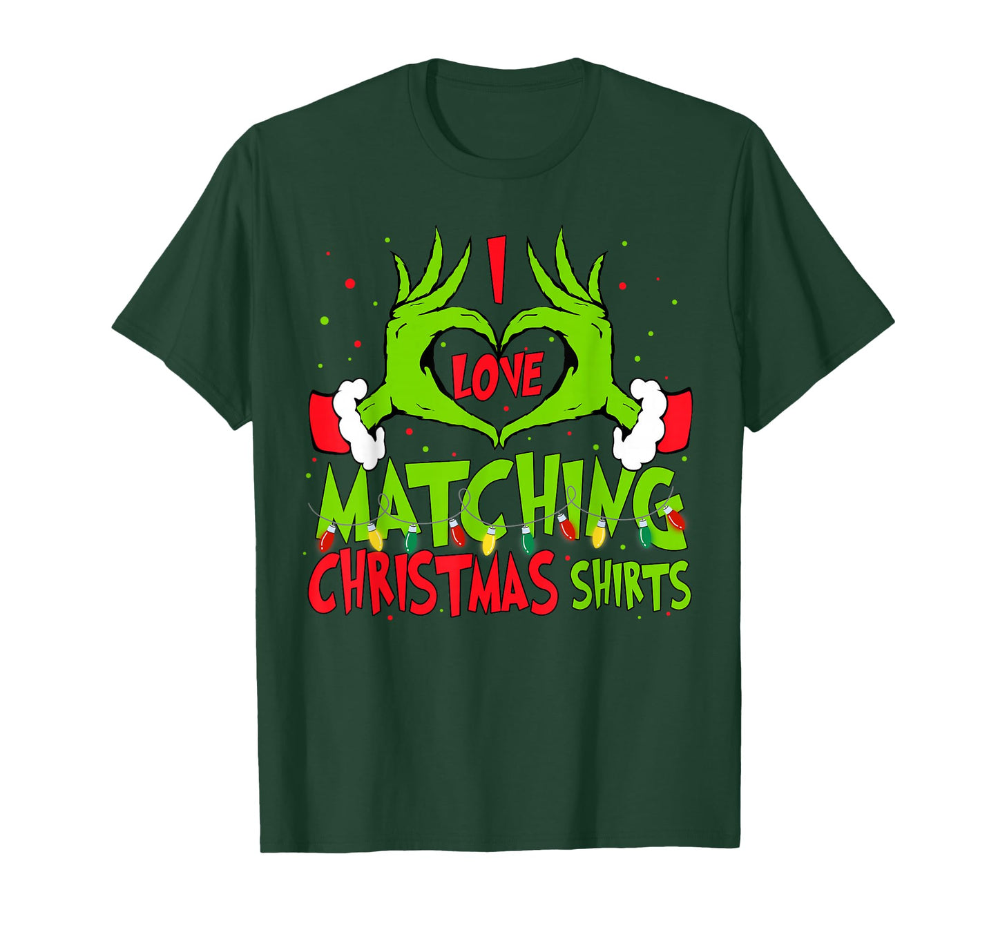 I Love Matching Christmas Shirts But I Don't Xmas Couples T-Shirt