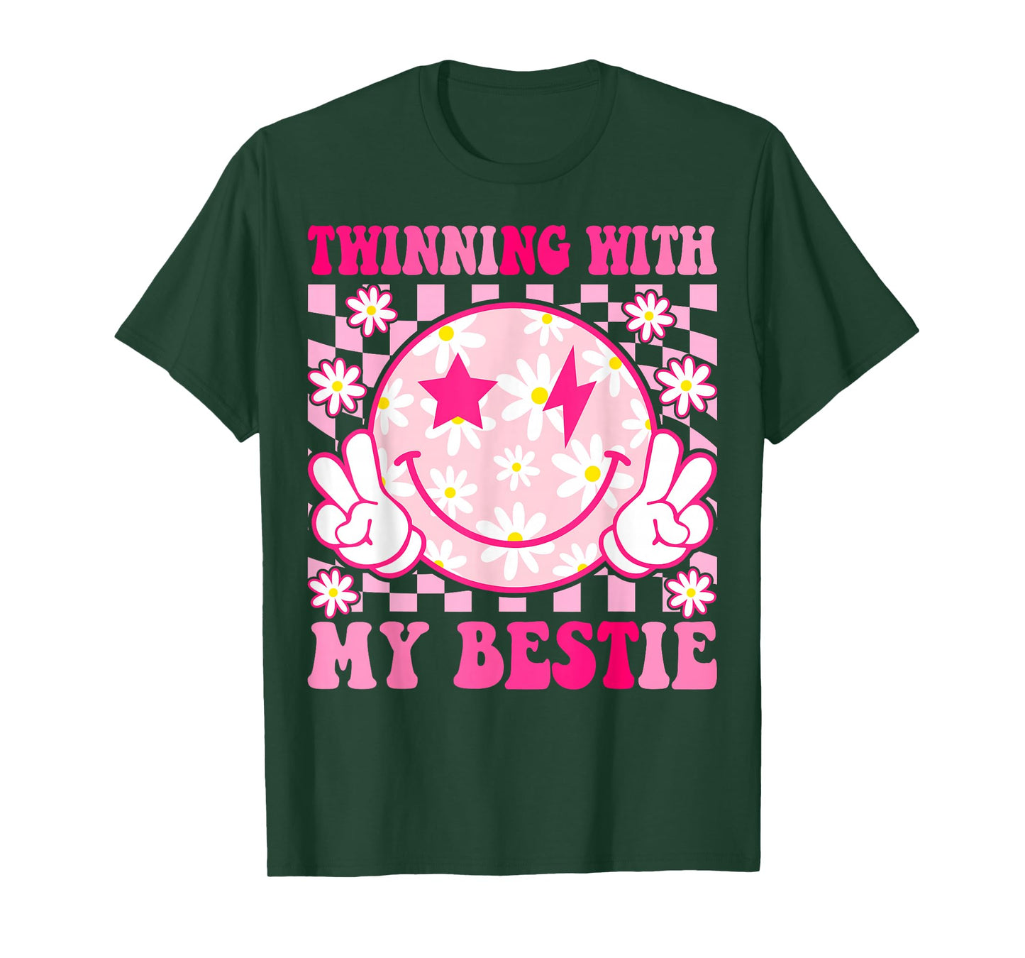 Groovy Twinning With My Bestie Spirit Week Friends T-Shirt