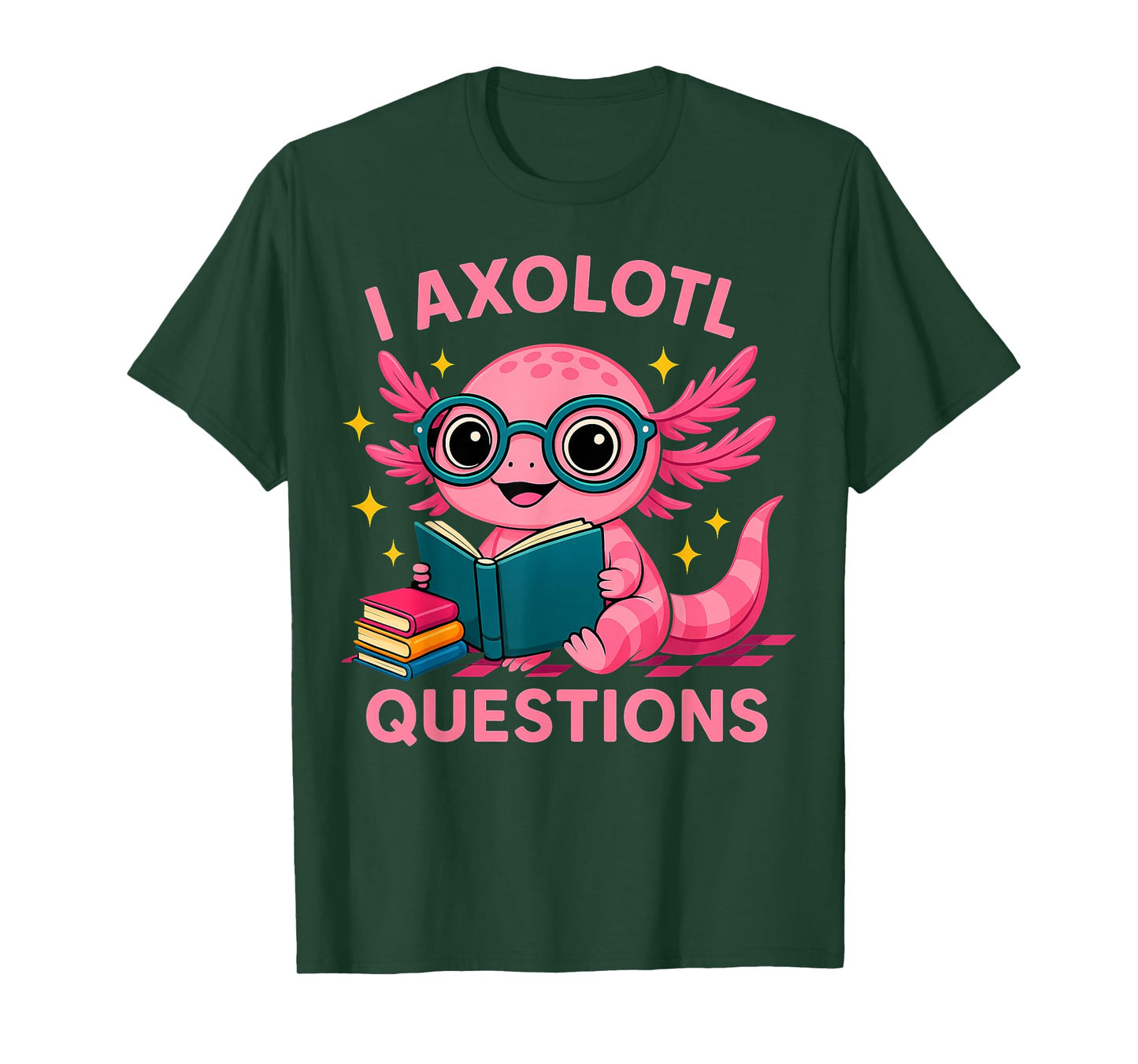 I Axolotl Questions Shirt Adults Youth Kids Retro Vintage T-Shirt